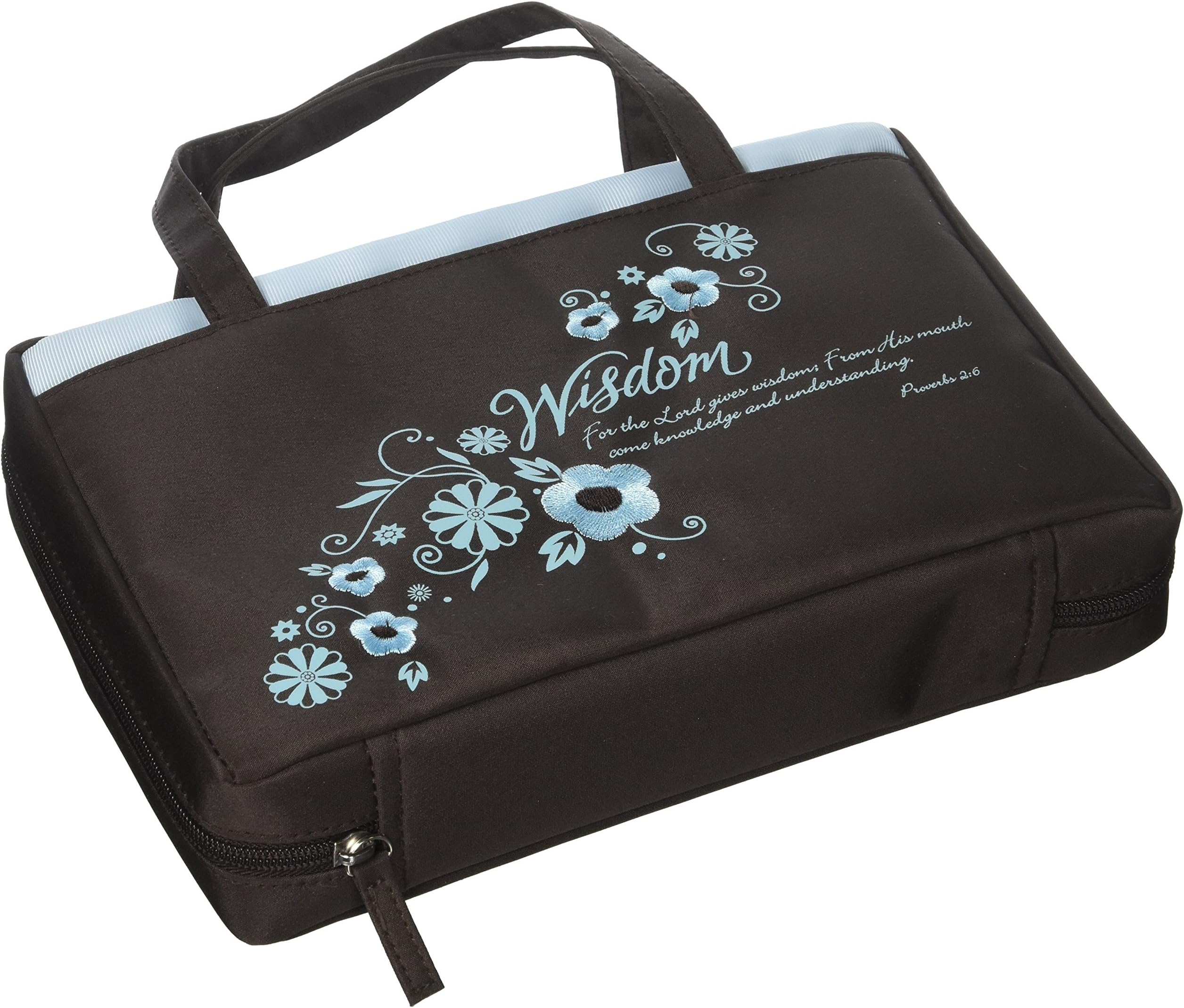 Aqua & Chocolate Virtues Wisdom Bible Cover - XLarge