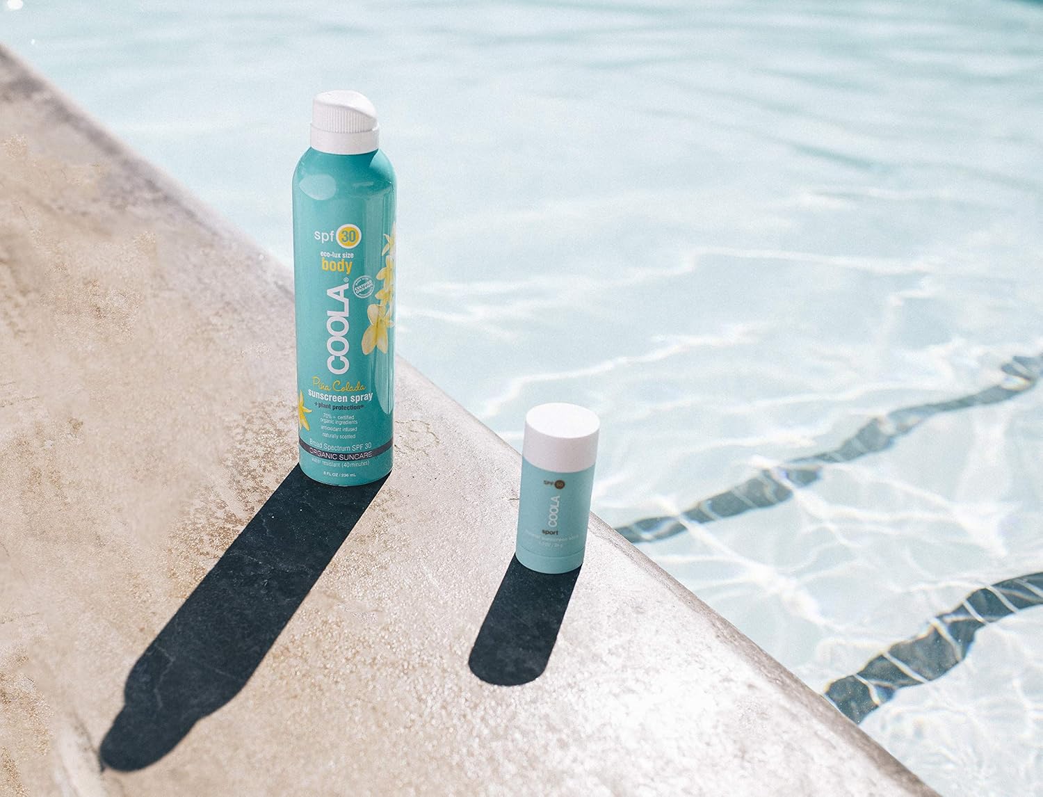 COOLA Organic Sunscreen SPF 30 Sunblock Spray, Dermatologist Tested Skin Care for Daily Protection, Vegan and Gluten Free, Piña Colada Scent