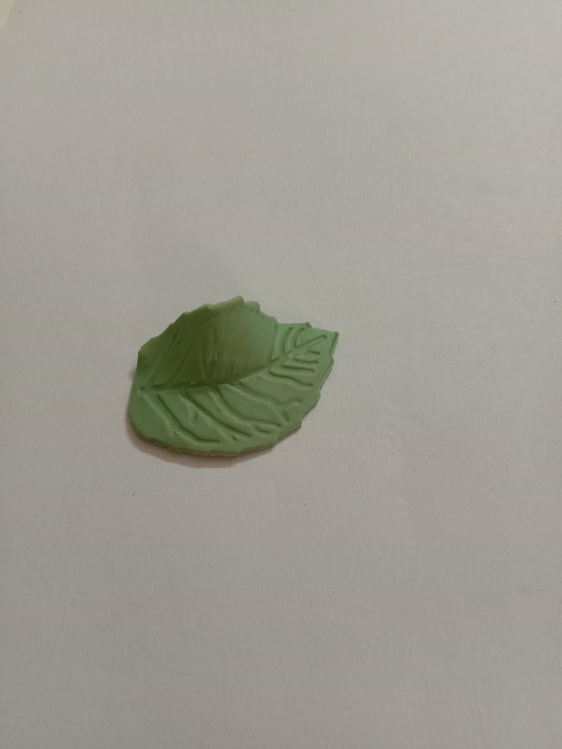 SHREYAS Medium Green Thai Clay Leaf for Craft/Artificial Clay Leaf for Home D�cor/Handmade Leaf for Art/Craft and Decoration_(Pack of 100)