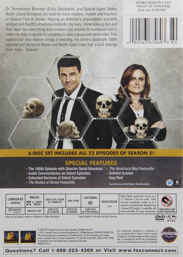 Amazon.com: Bones: Season 5 : David Boreanaz, Emily
