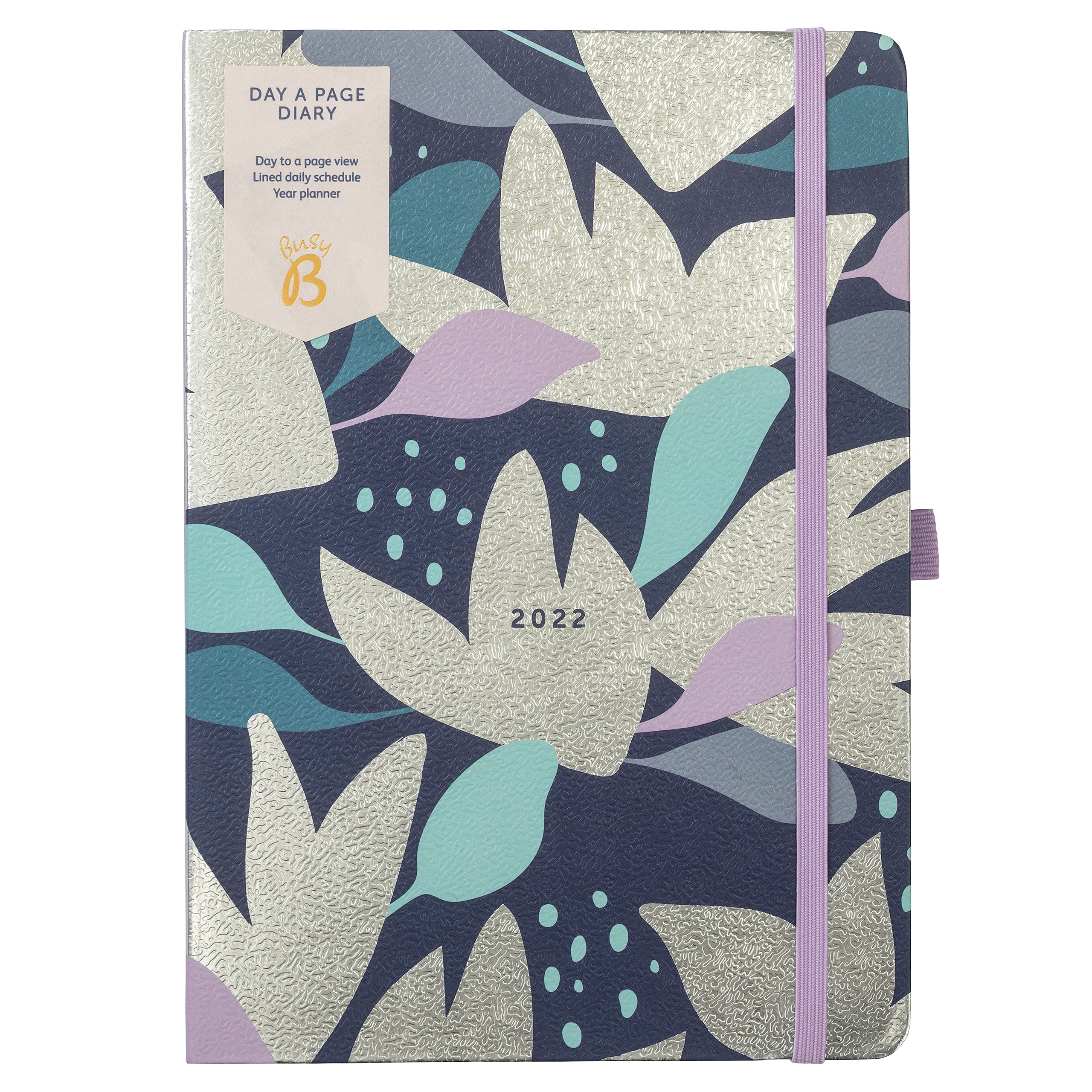 Day A Page Diary January to December 2022 - A5 Planner with Lined Pages, Notes and Year Planner