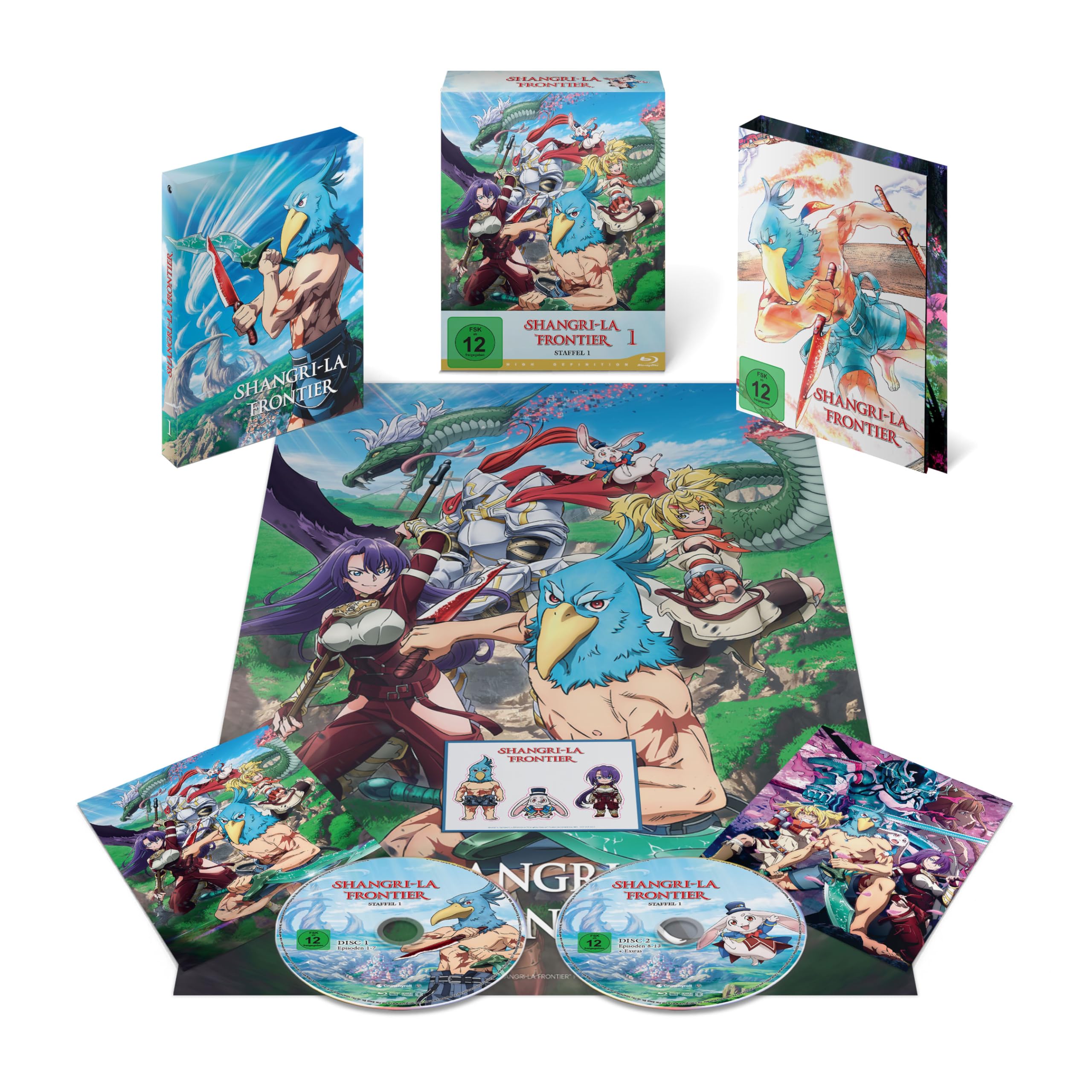 Shangri-La Frontier Staffel 1 Vol.1 Blu-ray mit Sammelschuber