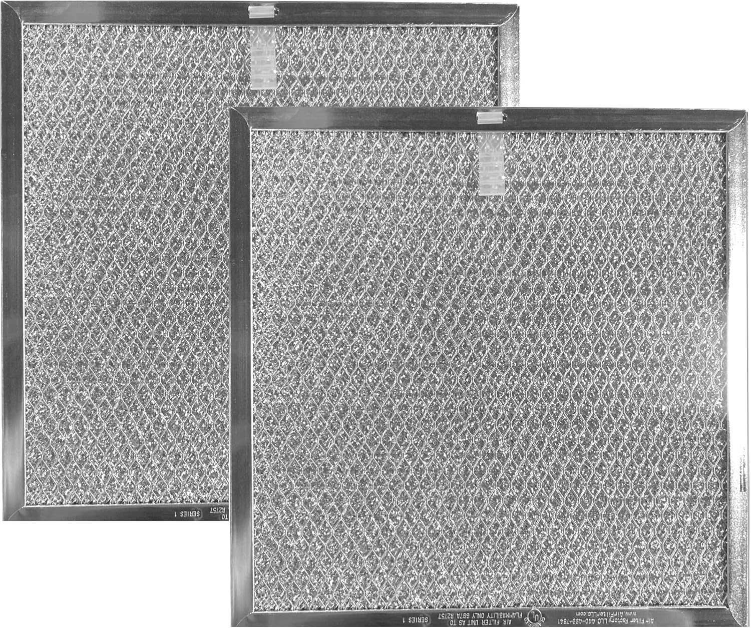 2Pack Air Filter Factory 8.75 x 9.5 x .375 Inches Aluminum