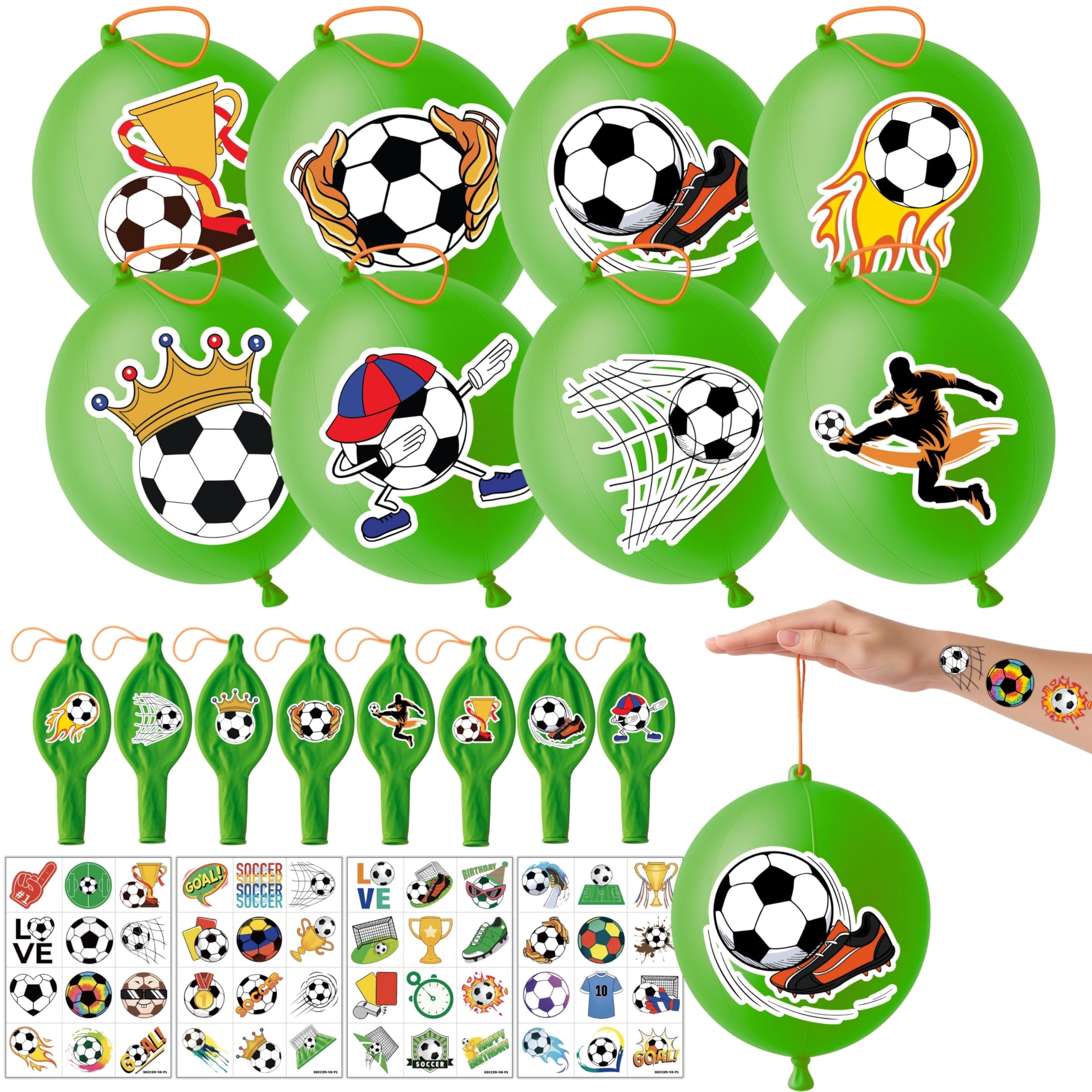 72 PCS Soccer Party Favors