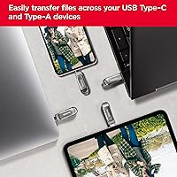 Vista 3 de SanDisk 1TB Ultra Dual Drive Luxe USB Type-C - Up to 400MB/s - SDDDC4-1T00-GAM46