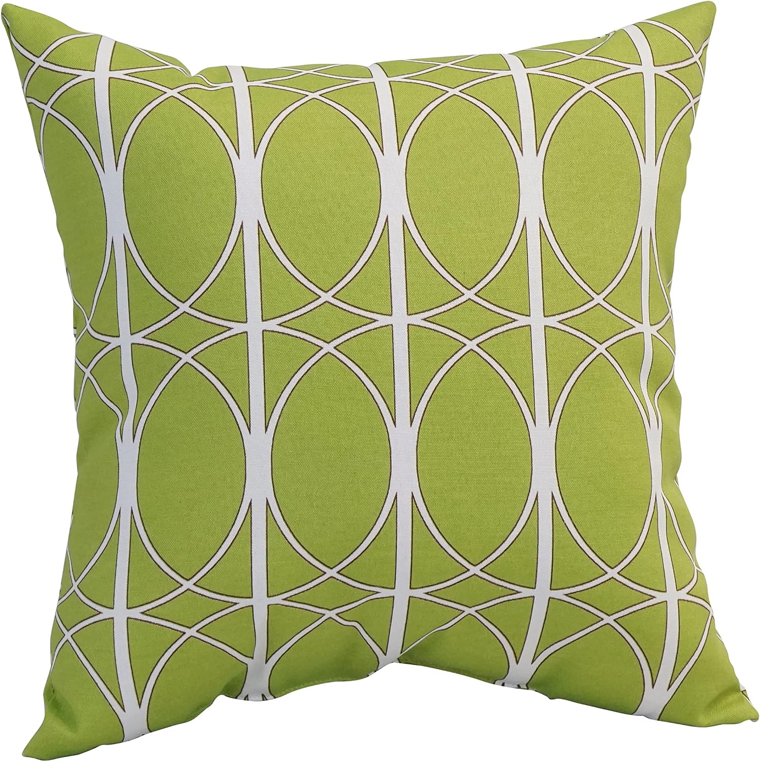 Blazing Needles Outdoor Striped Throw Pillow, 17", Maxfield Leaf 2 Count