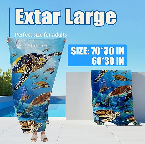 Miniatura 9 de Hufuaoey Toallas de playa para el día de San Valentín, microfibra sin arena, de secado rápido, gnomo, corazón, toallas de playa absorbentes de San