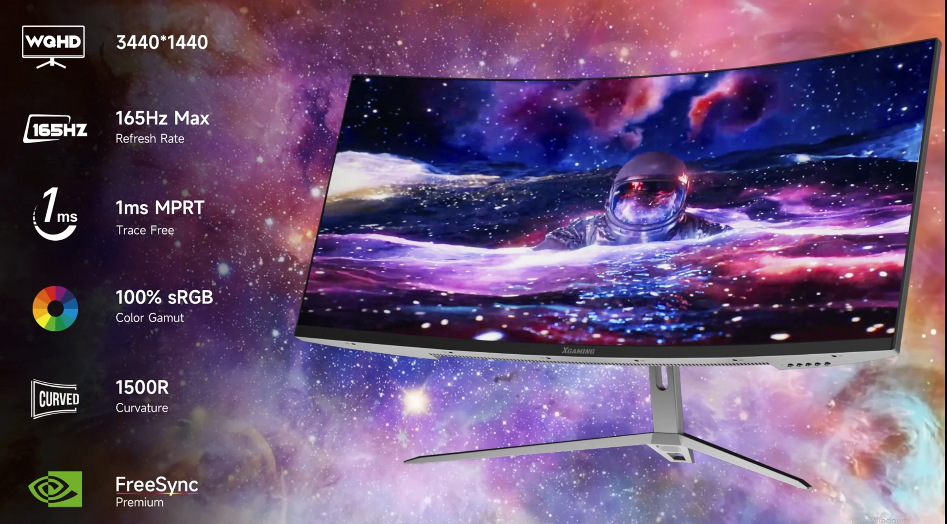 Amazon.com: XGaming 34 Inch Curved Monitor, Ultra Wide QHD 1440p