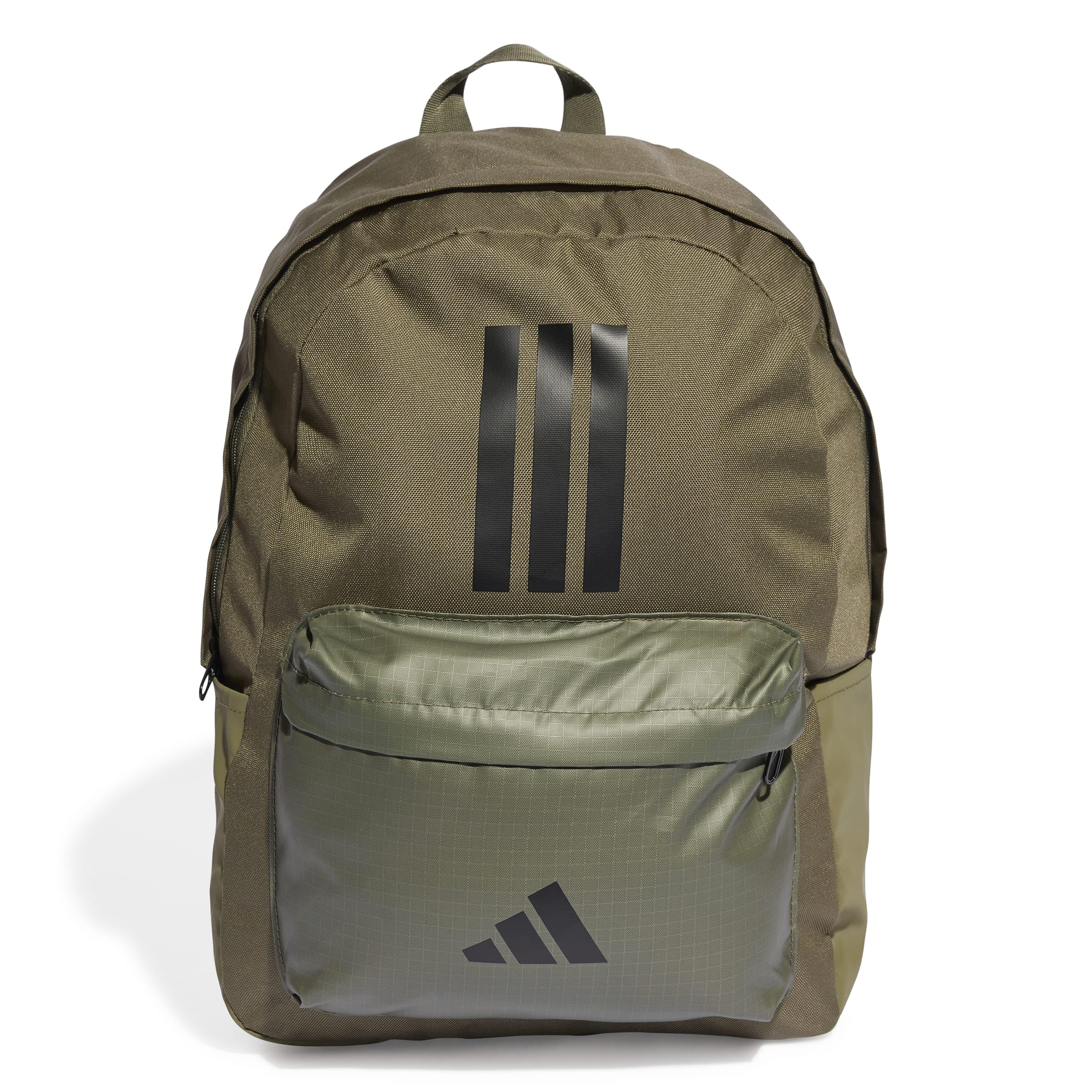 Adidas Sportswear Unisex Classic Back-To-School 3-Stripe Backpack - Green