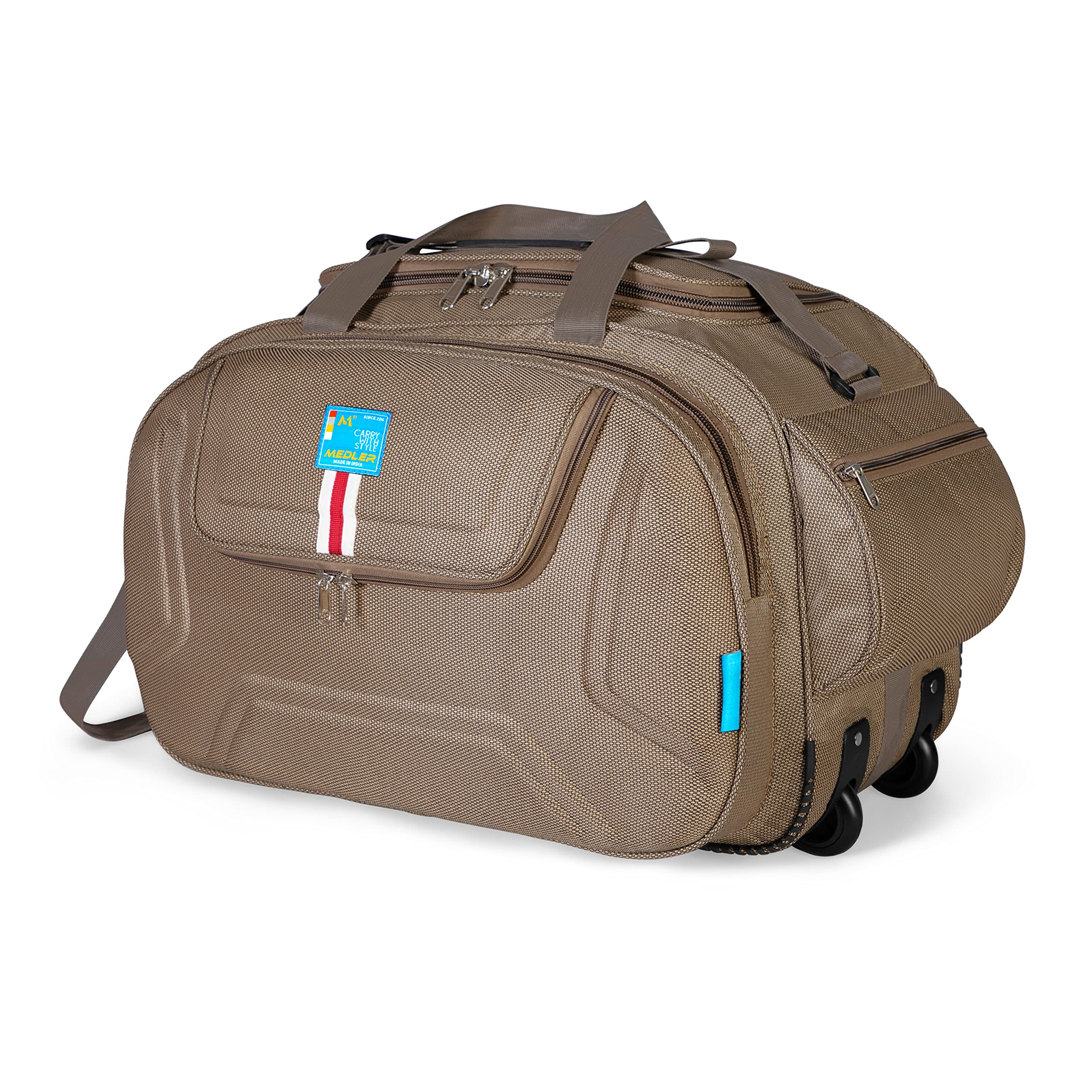 M Medler Derben Nylon 55 Litres Waterproof Strolley Duffle Bag