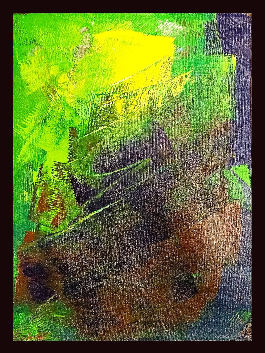 ZZOYO Canvas Abstract Original Wall Painting, Code 1329, Multicolour