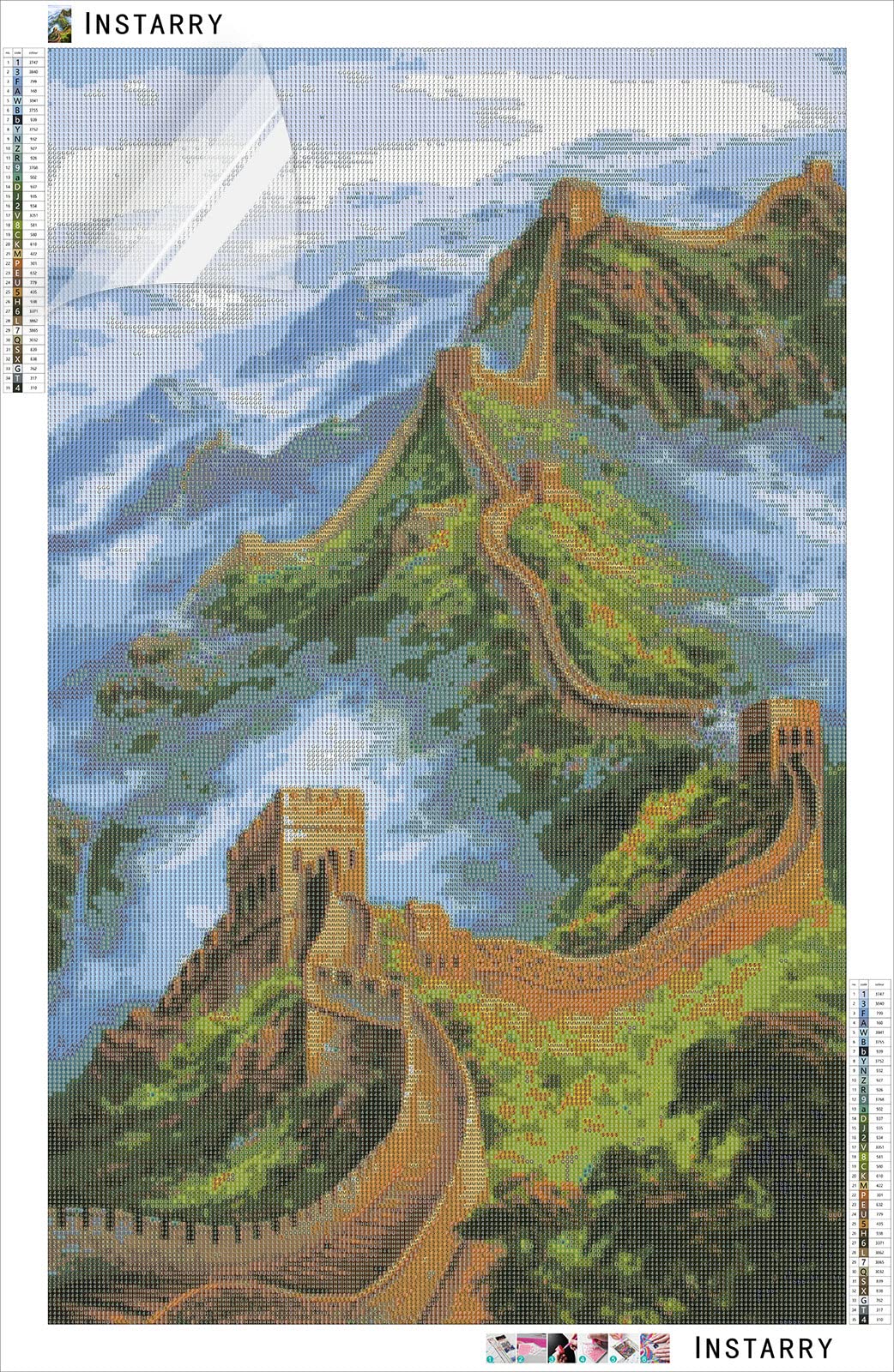 Kit Broderie Diamant 5D Grand Format Forêt D'Érables 150x60 Cm - Paysage Naturel Aesthetic Room Decor