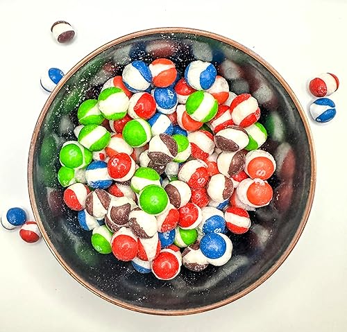 Miniatura 2 de Canicas de frutas de bayas silvestres liofilizadas  6 onzas de dulce crujiente Berry Punch Fresa Melón Berry Wild Cherry Raspberry Candy