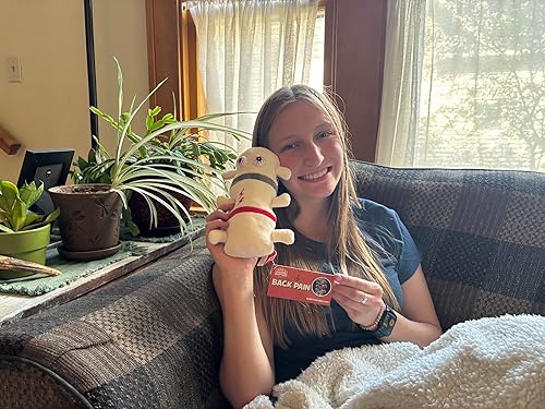 Miniatura 3 de GIANT MICROBES Dolor de espalda felpa, artículos de recuperación de cirugía de espalda, regalo de neurocirujano, regalos divertidos de cirujano