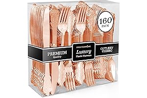 160 Piece Rose Gold Cutlery Set: An Unbeatable Choice for Every Occasion