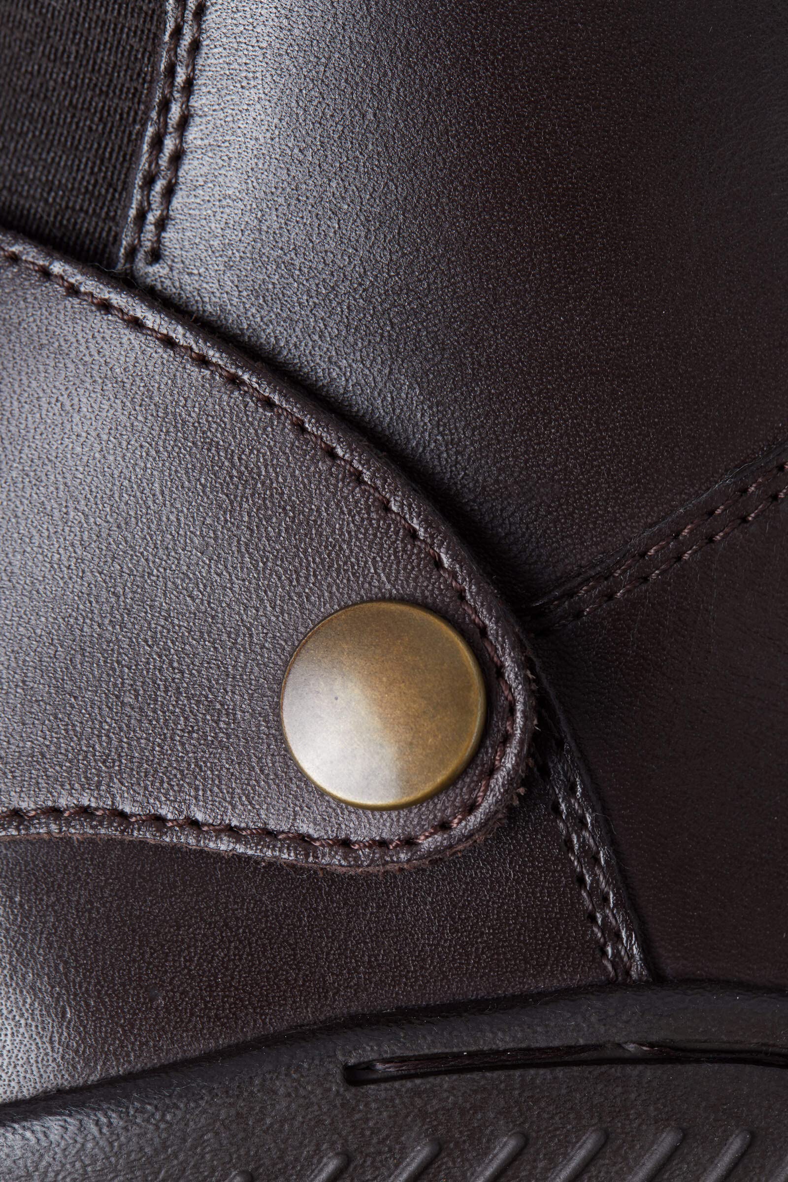HORZE Genève Leder-Reitstiefel – Klassische Dressurstiefel aus argentinischem Leder mit atmungsaktivem Mesh-Futter, Braun, 42R