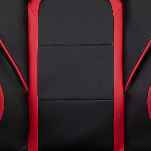 Miniatura 199 de Flash Furniture Juego de escritorio para juegos negro y silla de carreras blanco/negro con soporte para tazas, gancho para auriculares y soporte