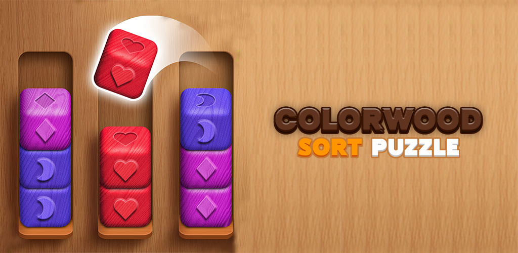 Colorwood Sort Puzzle: Wooden Sorting Master - Color Match Fun