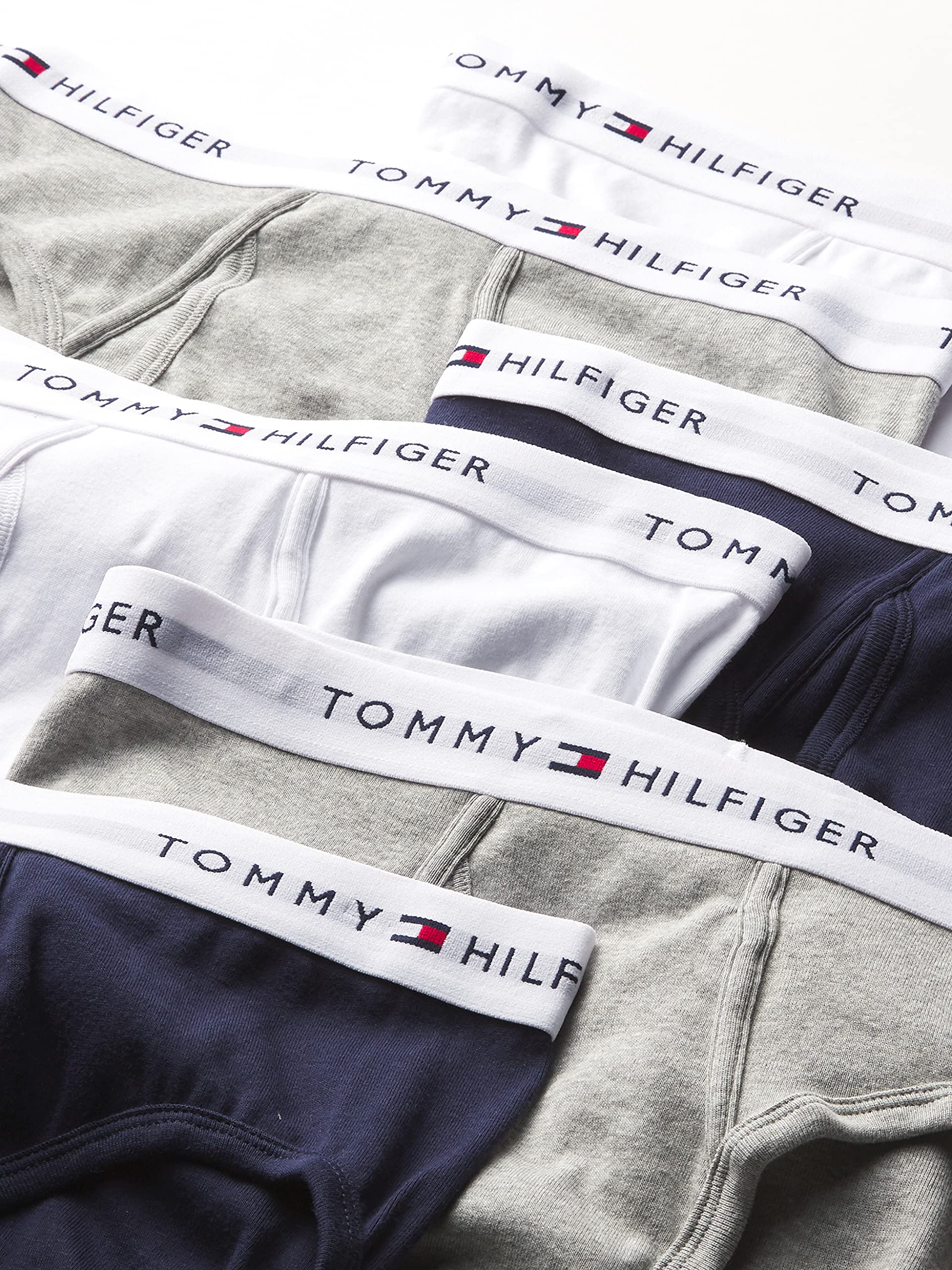 Tommy Hilfiger Men's Cotton Classic 4-Pack Brief: Large Multi (6 Pack)