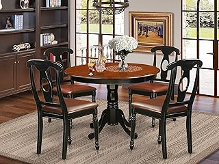 East West Furniture 5 Pc set with a Round Kit...,
