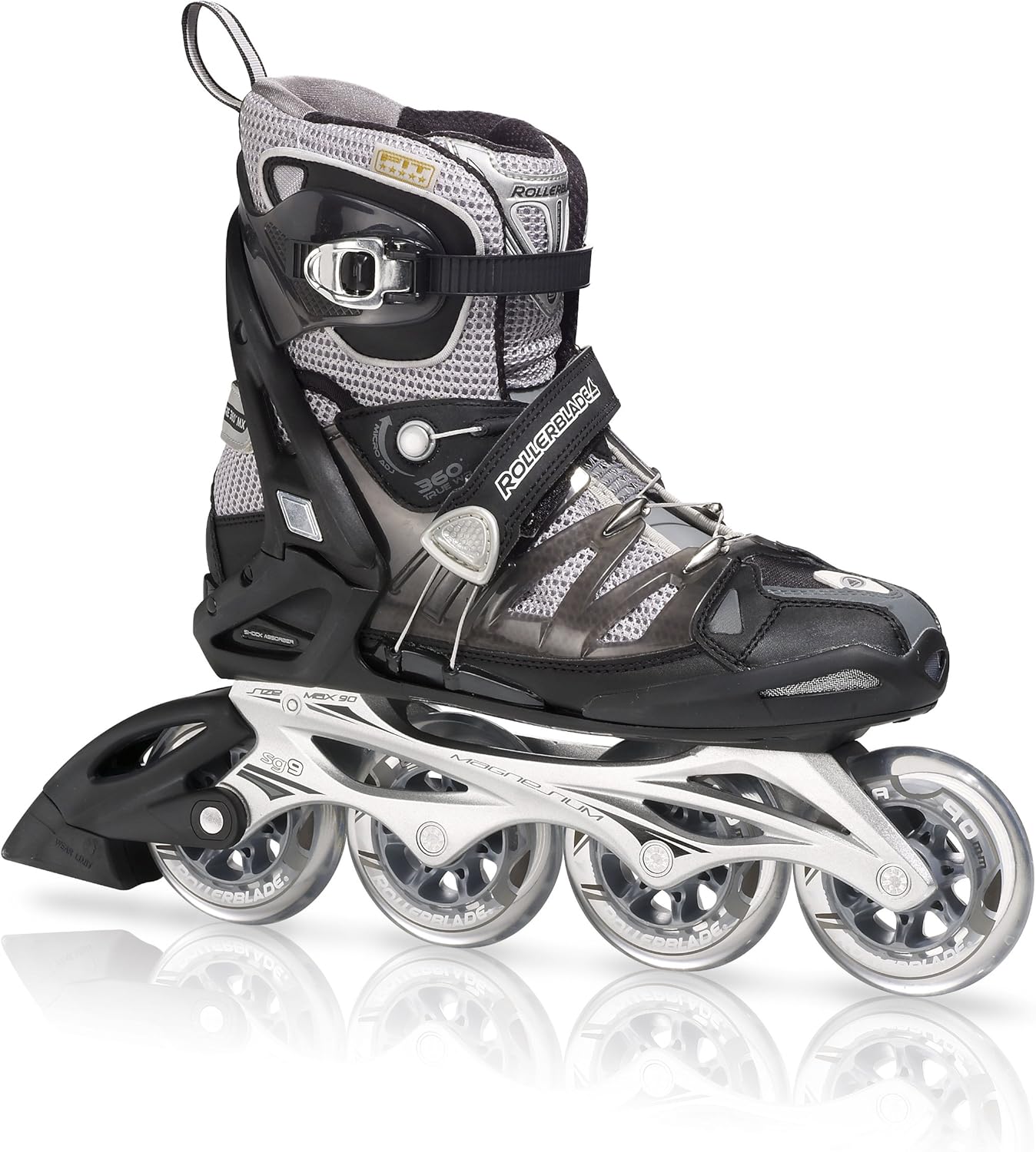 Rollerblade Crossfire 360 MX Men's Inline Skates black/silver Size275