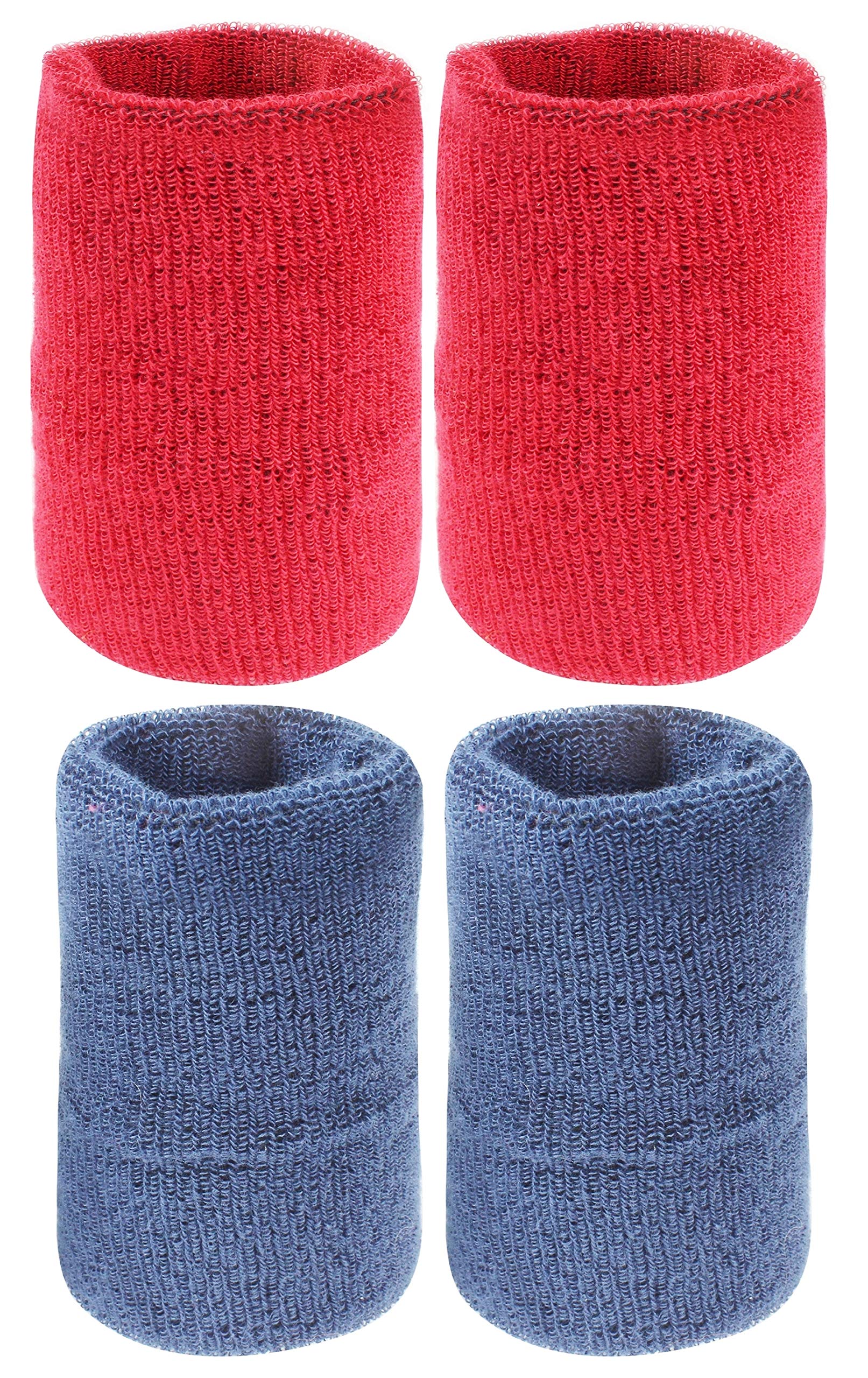 Neska Moda Unisex Dark Blue and Maroon Cotton Wrist Band-image-15