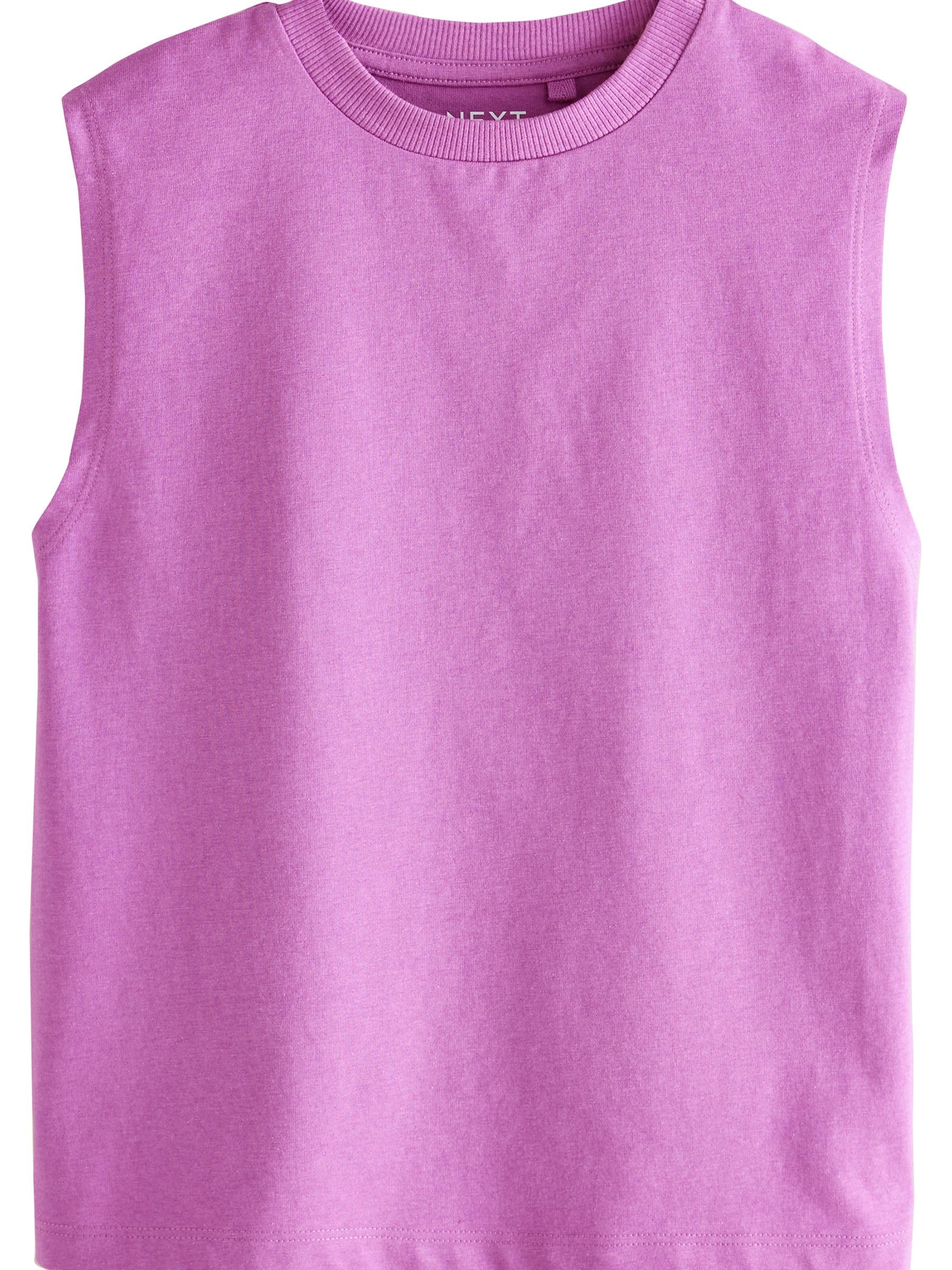 NEXT Niños Pack de 4 Camisetas sin Mangas flúor