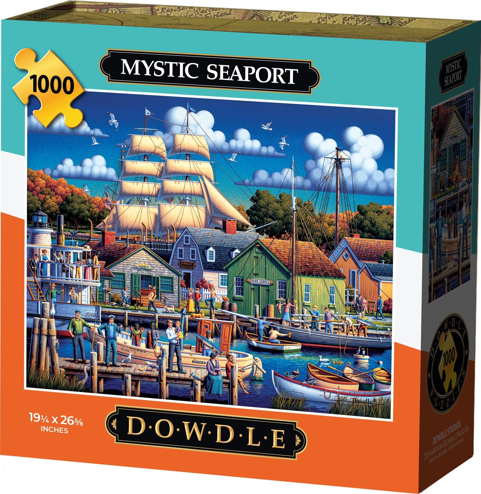 Dowdle Jigsaw Puzzle - Mystic Seaport - 1000 Piece