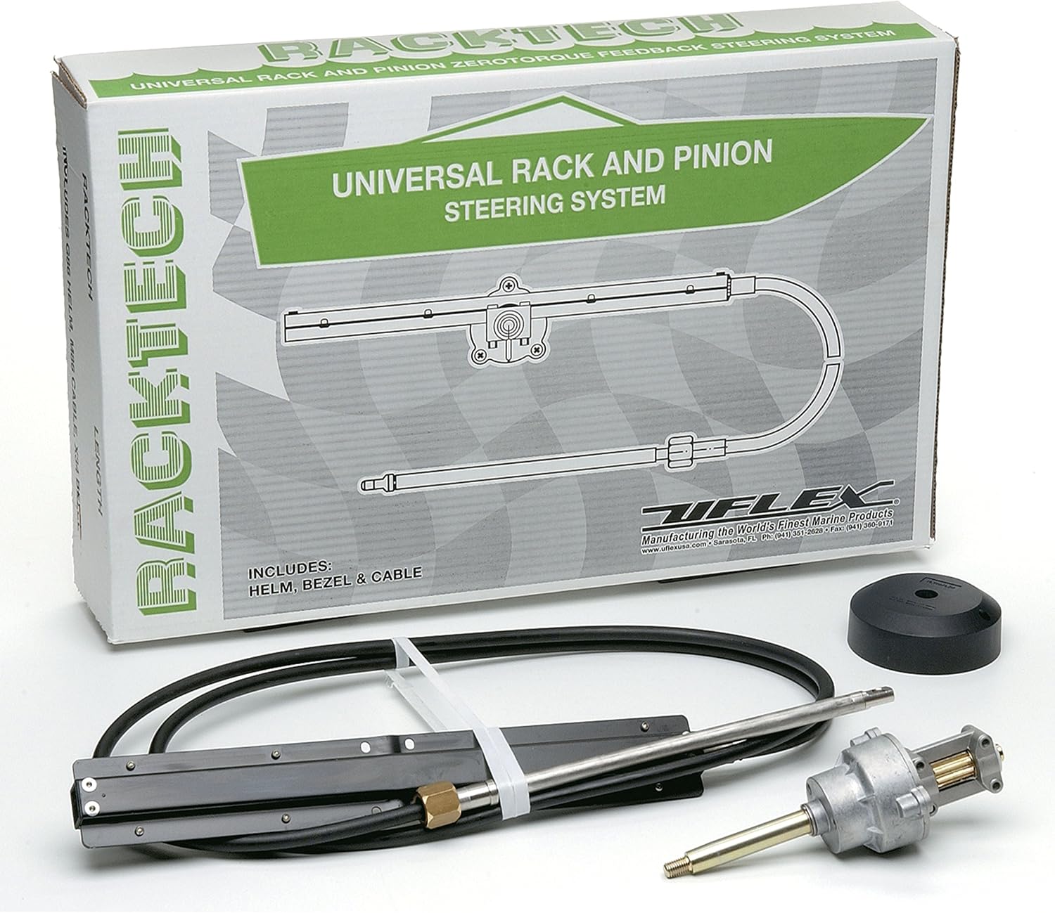 Uflex RACKTECH18 RackTech Rack Steering System, 18'