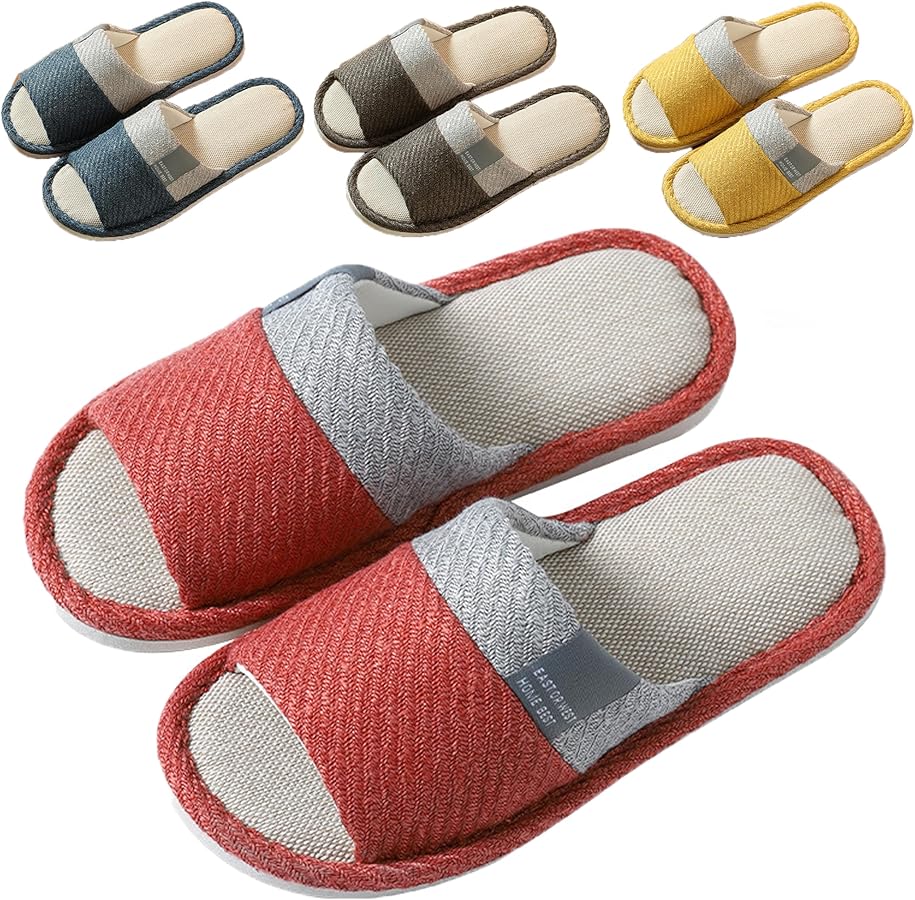 Amazon | [akindou] スリッパ 4色 4足セット レディース メンズ 手洗い
