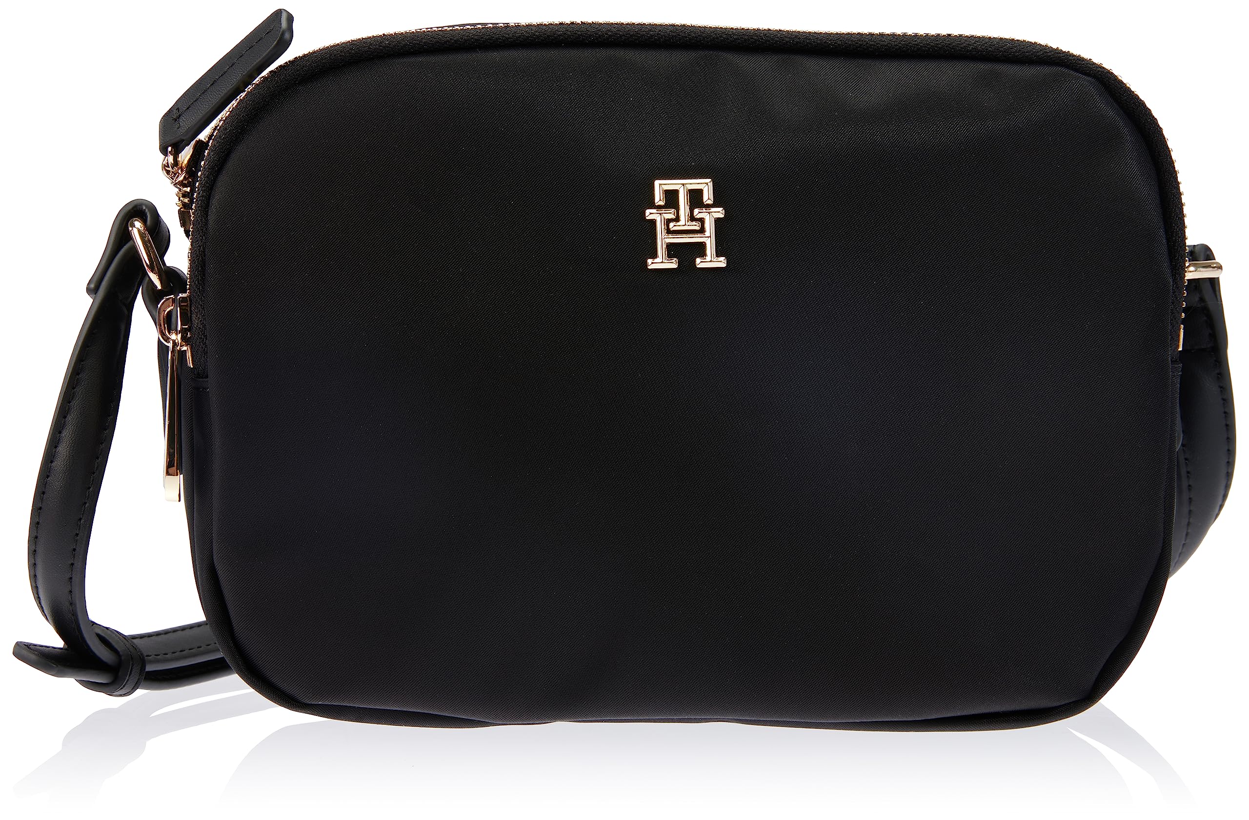 Tommy Hilfiger Damski Poppy Th Crossover Aw0aw15638, jeden rozmiar, czarny (czarny), One Size