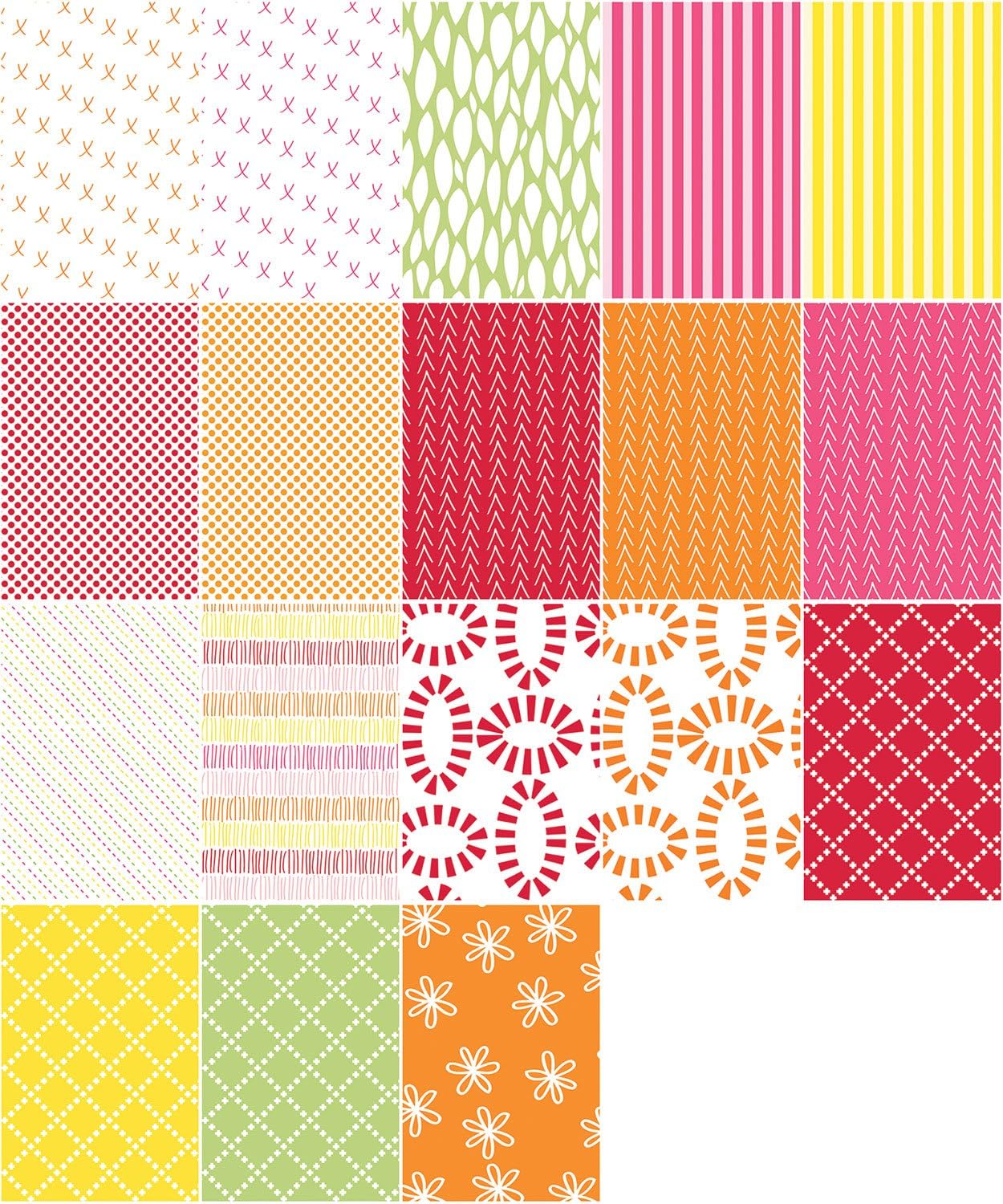 Connecting Threads Print Collection Precut Quilting Fabric Bundle Fat Quarters (Good Neighbors Warm)