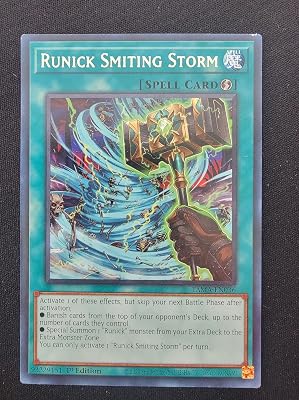 Runick Smiting Storm - TAMA-EN036 - Tactical Masters - Rare - 1st Edition
