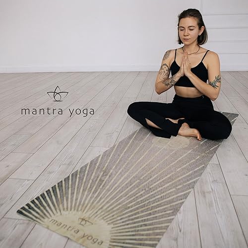 Miniatura 7 de Mantra Yoga Travel PRO - Alfombrilla plegable de fitness y ejercicio con bolsa, ligera, compacta y ecológica, antideslizante y lavable, para todo
