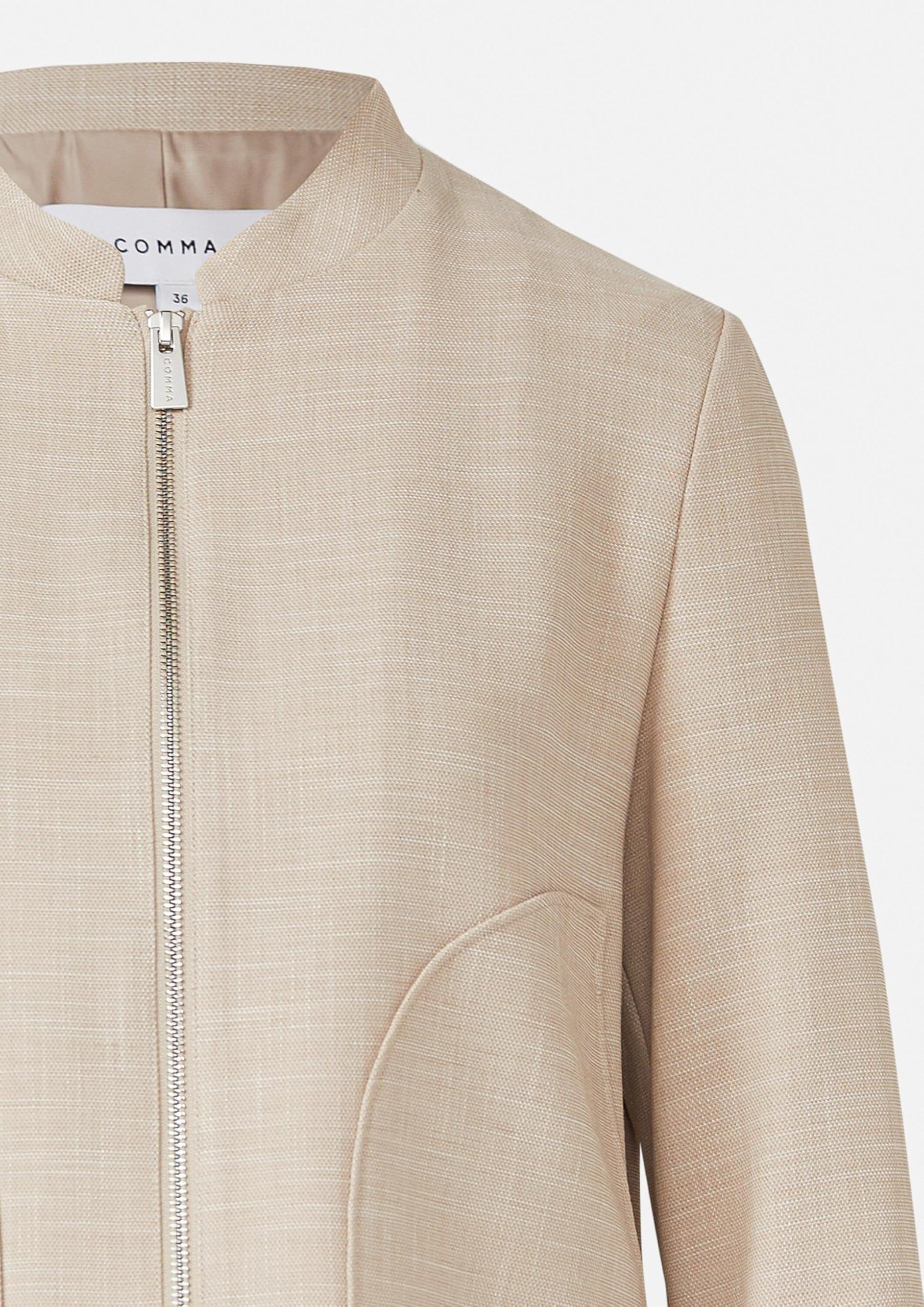 COMMA Strukturierte Jacke mit aufgesetzten Taschen