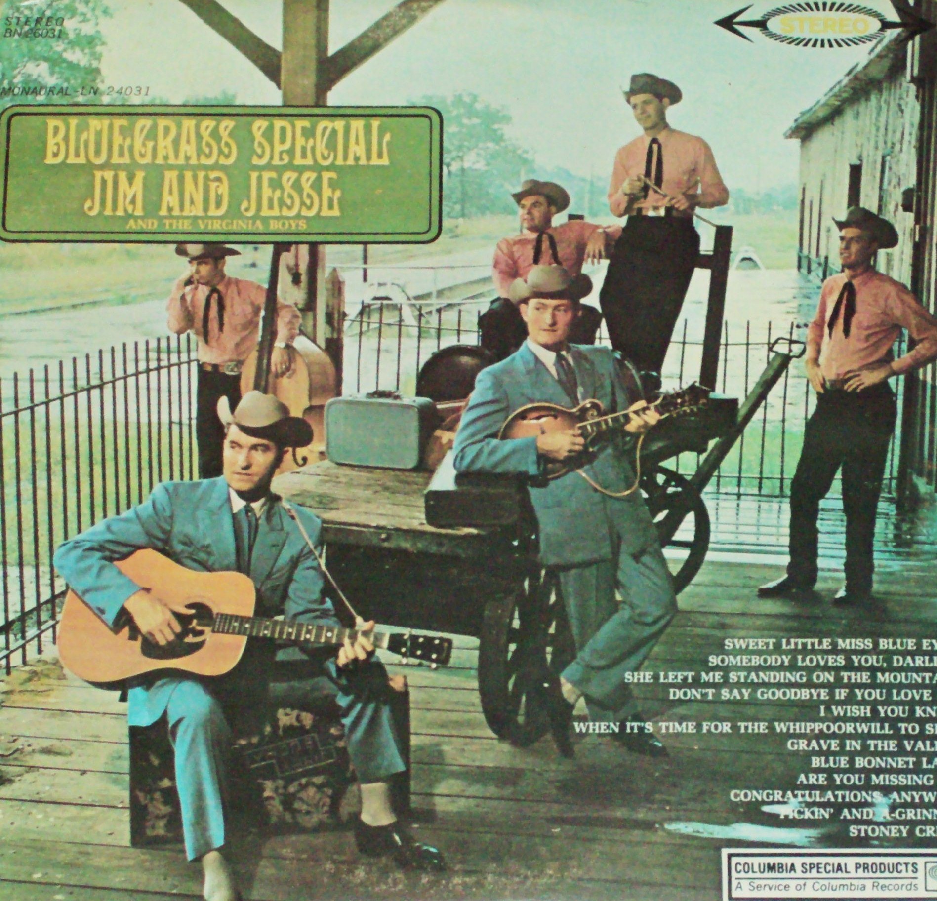 Jim and Jesse & The Virginia Boys - Bluegrass Columbia P12642