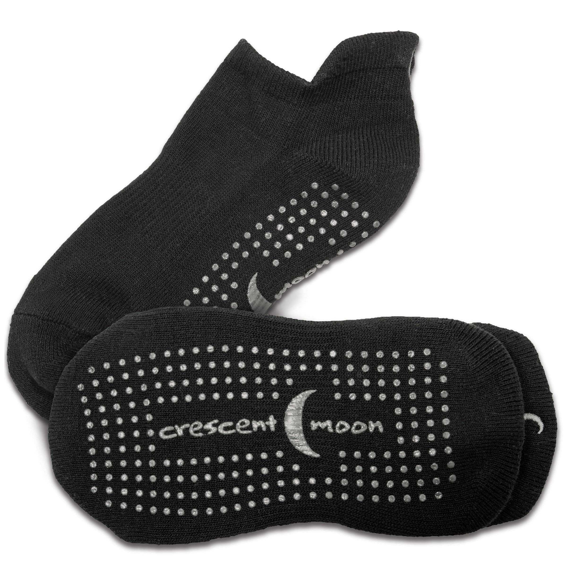 Crescent Moon ExerSocks (3-pack) Non-Slip Grip Socks
