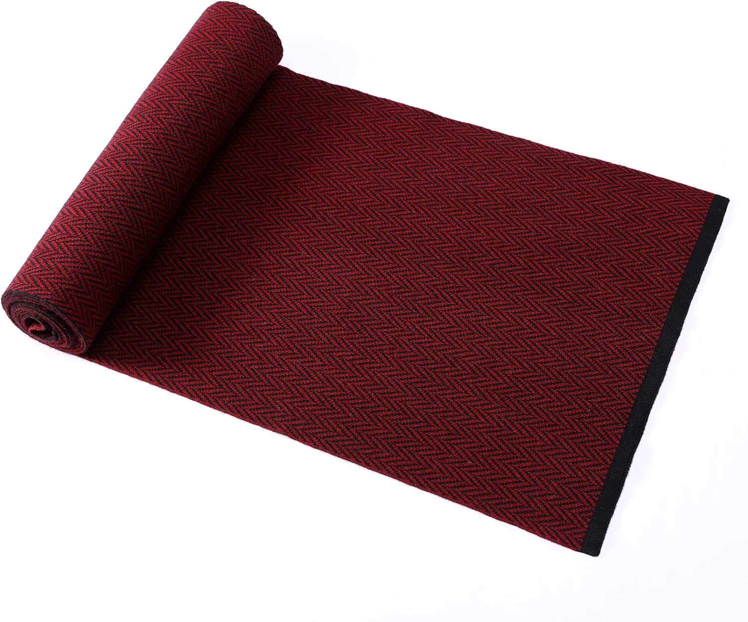 Men Winter Cashmere Scarf Wool Soft Warm Knitted Casual Scarves for Men - Image 6