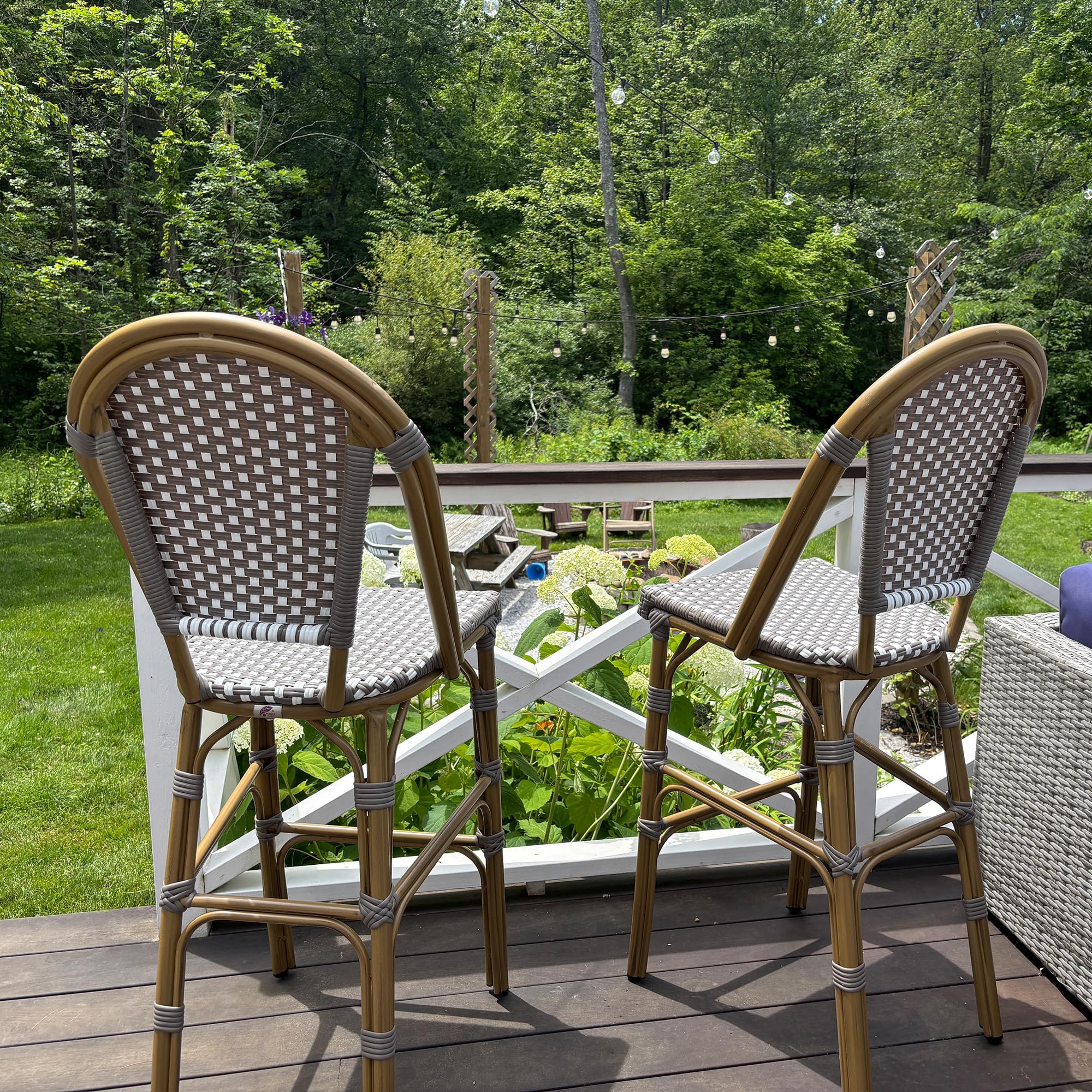 Rocking Chair PURPLE LEAF Dining Chair Set Of Outdoor Dining