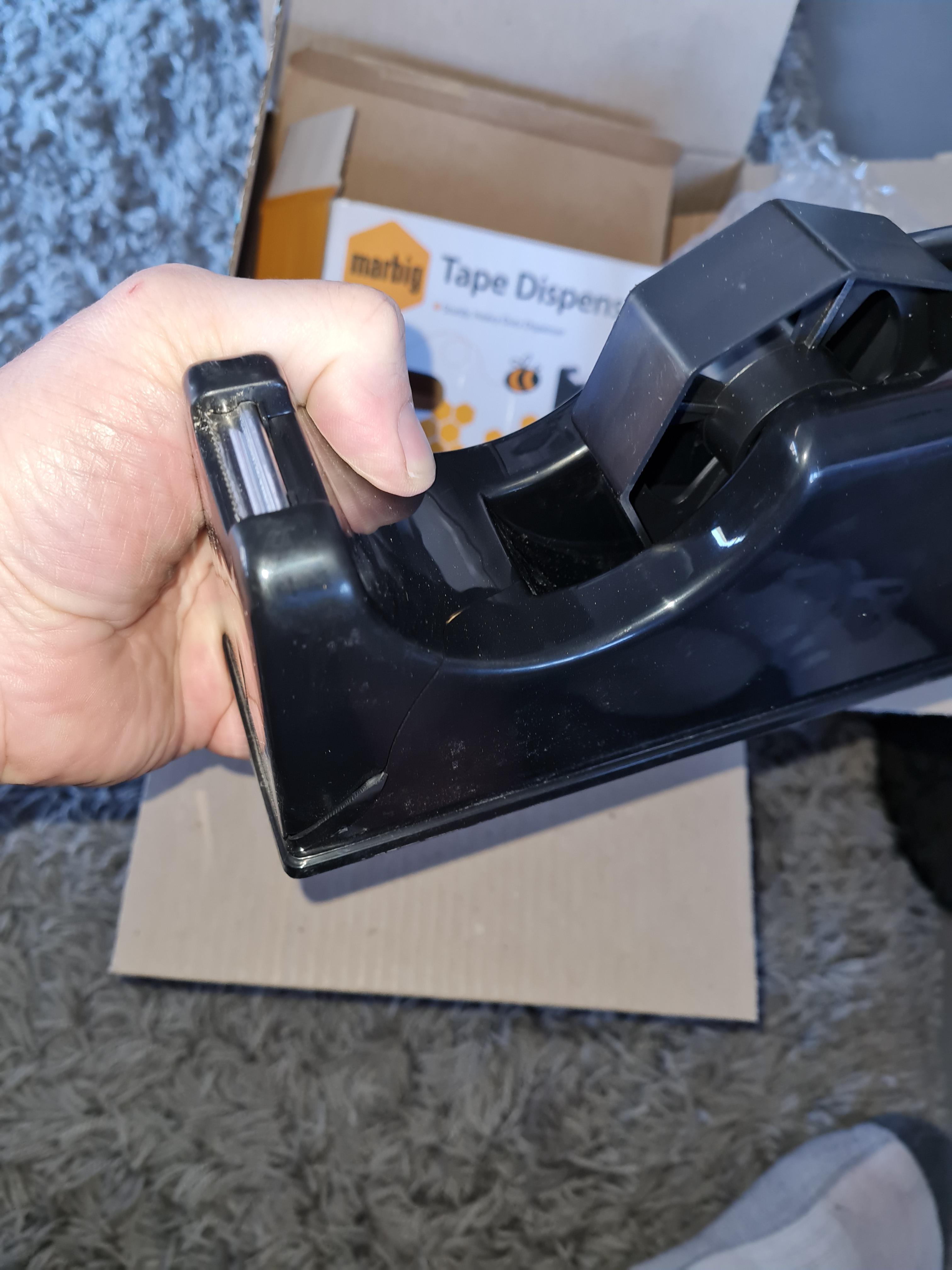 Marbig (R) 8702502 TAPE DISPENSER LGE BLACK Stationery