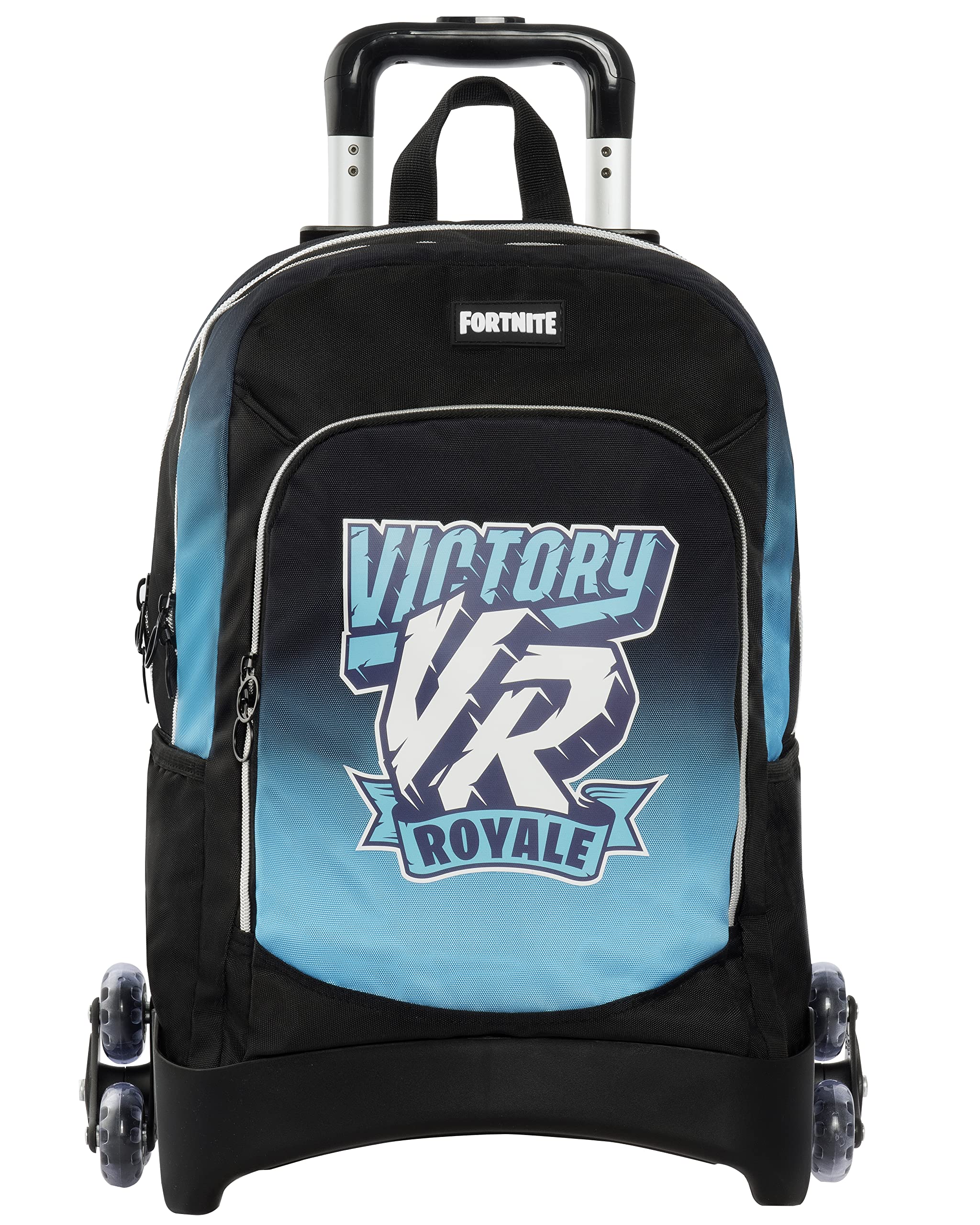 Fortnite, Zaino Org. C/Trolley Stacc. New Sporty Victory Bagagli Valigia Unisex Bambini E Ragazzi, Blu Marine, L