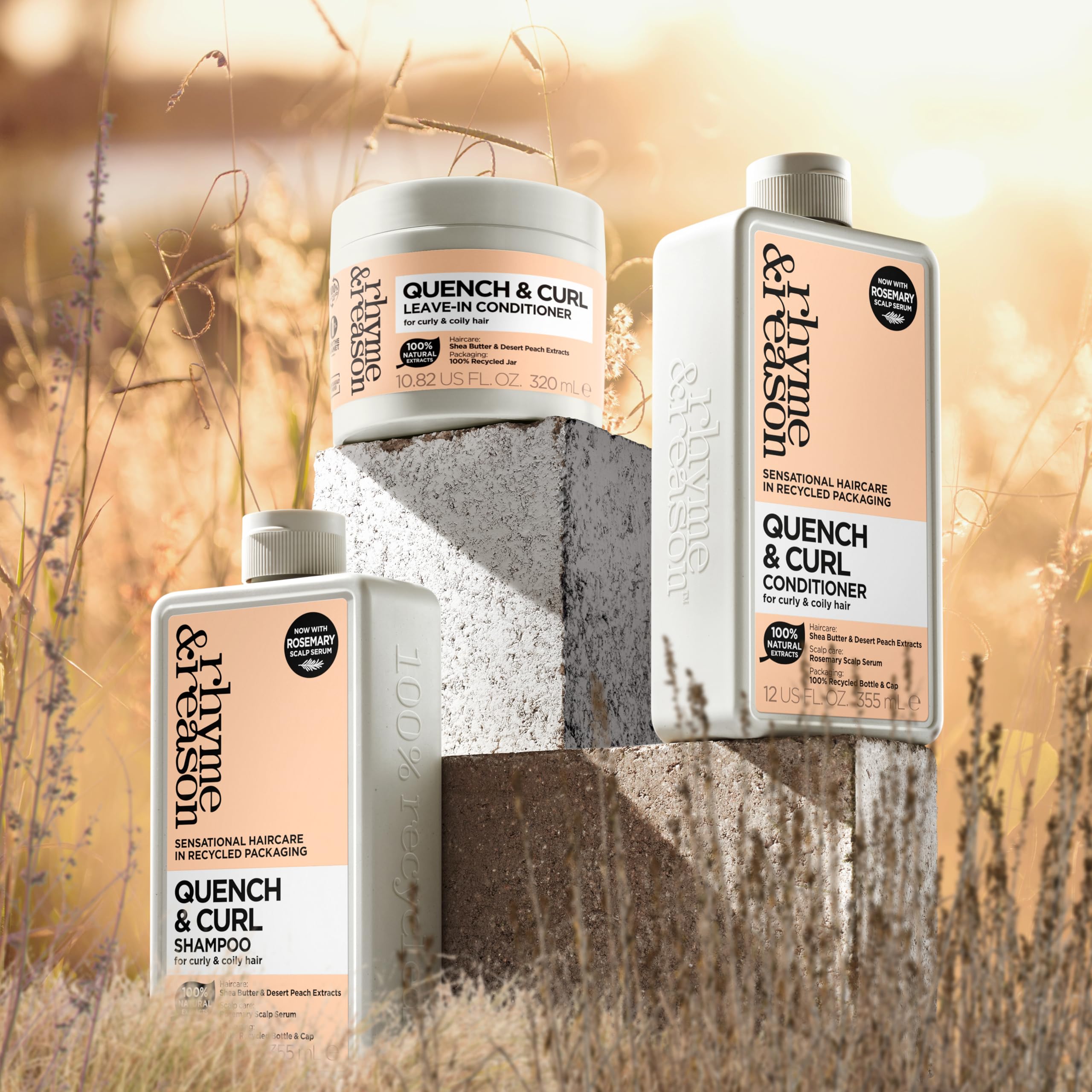 Rhyme & Reason - Quench & Curl Conditioner+, Moisturising for Curly Coily & Textured Hair (355ml), 355 ml (Pack of 1) - Image 3