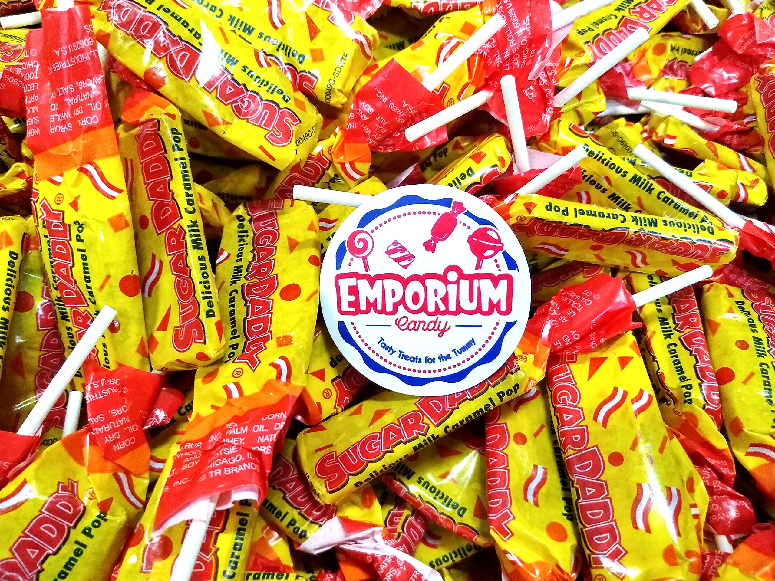 Sweet Sugar Milk Caramel Pops - 2 lbs of Nostalgic Slow Cooked Milk Caramel Lollipops