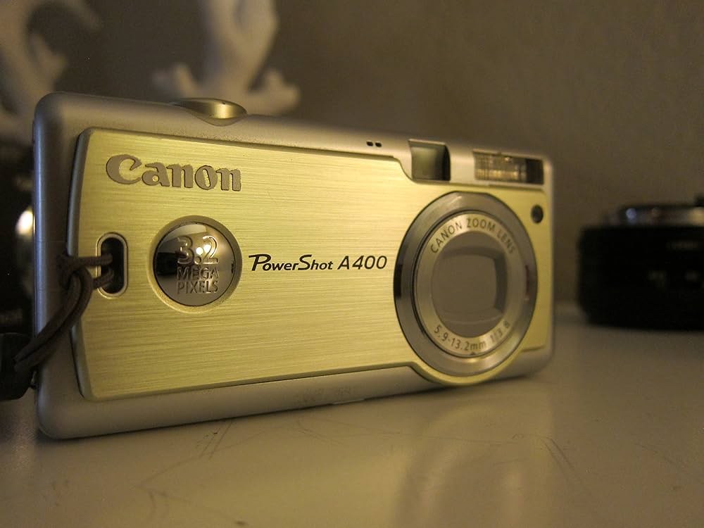 【動作確認OK】単３電池使用　CANON　PowerShot　A400 美品Canon PowerShot A400 単3電池駆動 - メルカリ