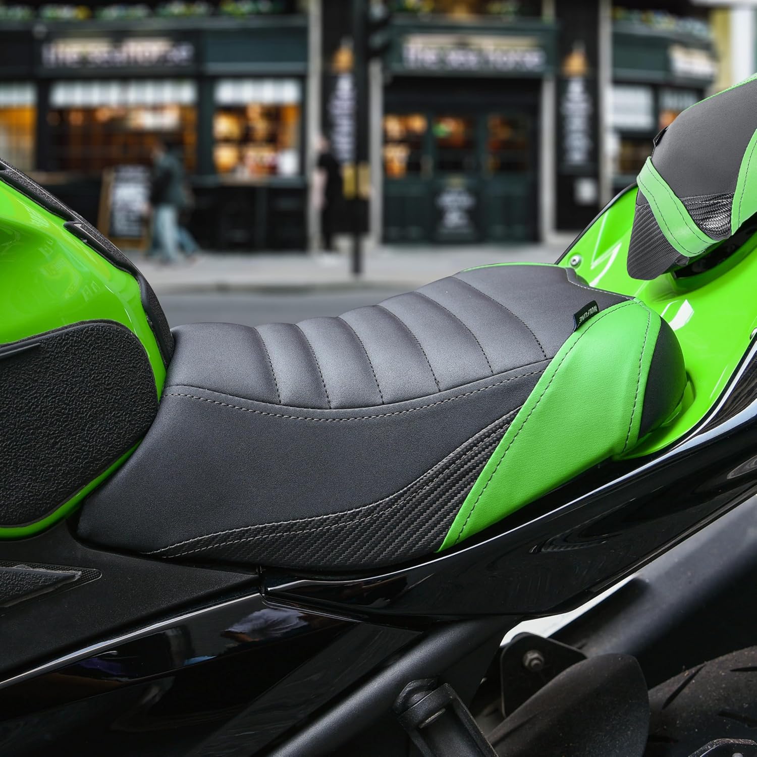Motorcycle Driver Seat Crash Bars Windscreen Combination Set for Kawasaki Ninja400 Ninja 400 2018-2024 Sport ADV Adventure Motorbike Protection