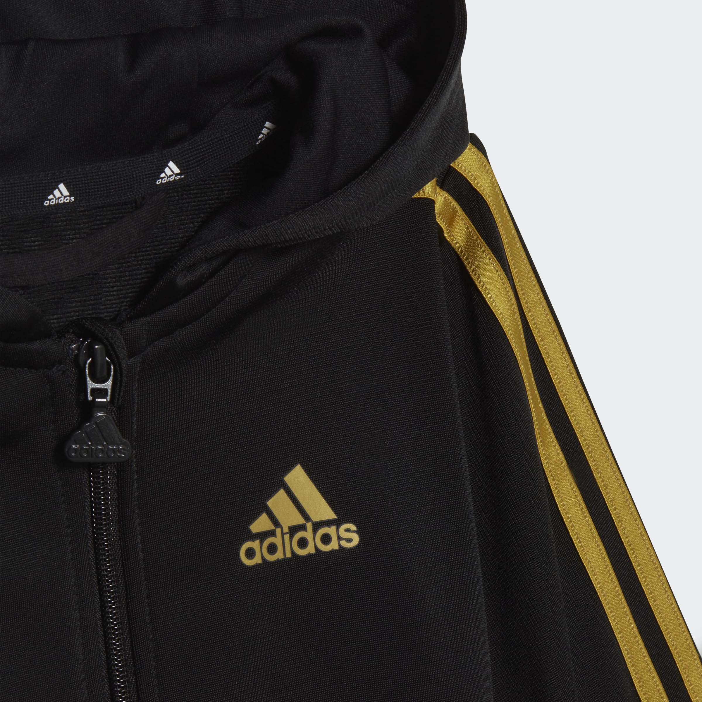 adidas Essentials Shiny Hooded Track Suit Pantalon de survêtement Mixte bébé