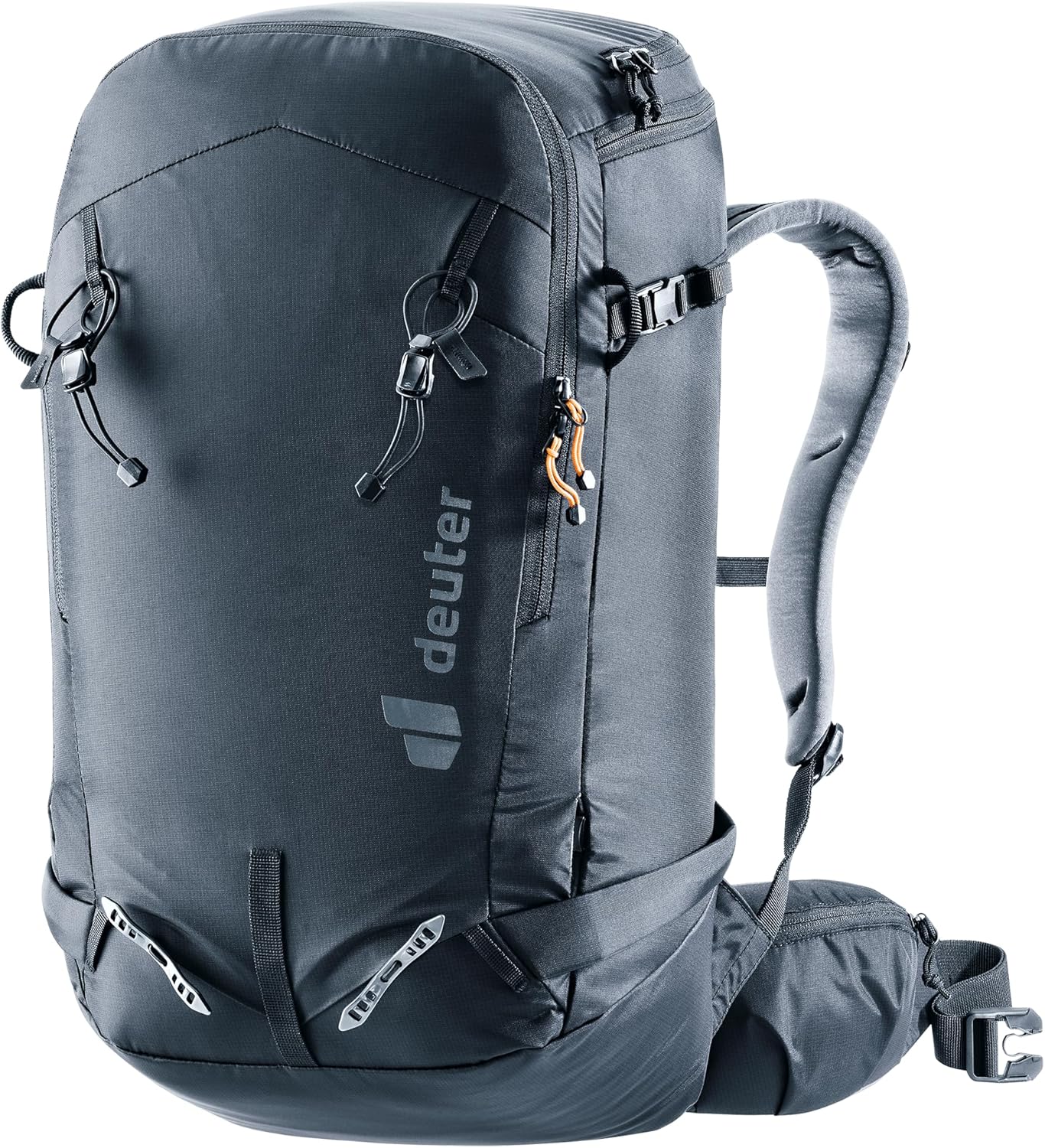 Deuter Freerider Pro 32+10 Lightweight Ski Touring Backpack for Backcountry Adventures - Black