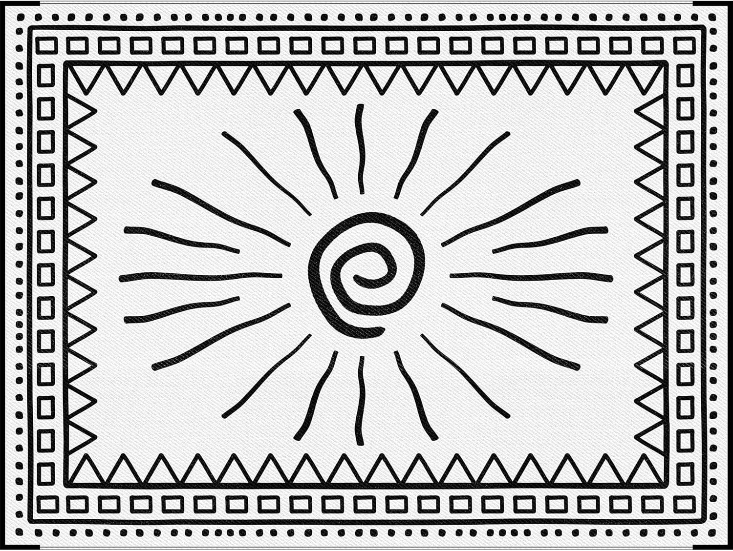 RV Outdoor Rug, 9' × 18' Plastic Straw Waterproof Rugs Lightweight Reversible RV Mat Outdoor Patio Rug with Storage Bag for Outside Camper Under Awning Backyard, Pine Tree Print