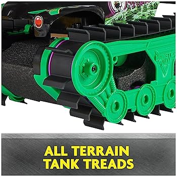 Monster Jam Grave Digger All-Terrain RC Vehicle with Tank Treads