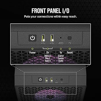 x3ファン増設済 pcケース　側面ガラス　corsair 3000D AR120 Amazon.com: Corsair 3000D RGB Airflow Mid-Tower PC Case – 3X